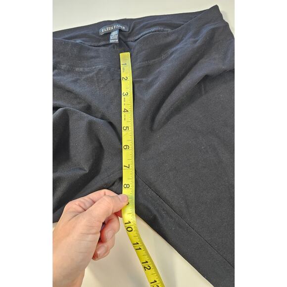Eileen fisher size XXS black pull on pants stretch viscose EUC comfort USA made - Picture 5 of 7